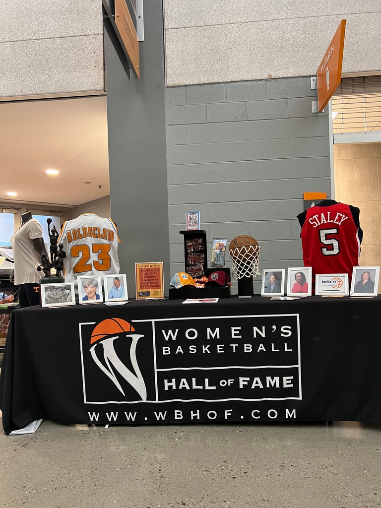 WBHOF's tweet photo. Drop by and see us at the Lady Vols vs. South Carolina game! We're next to the team shop behind section 113! We're also giving away ✨induction tickets✨
#WBHOF #WBHOFamer #honorcelebratepromote https://t.co/ya42Hu5ckg