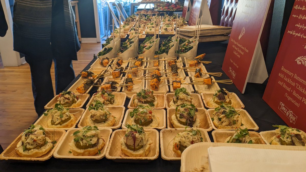 Thank you to <a href="/TippleAndRose/">Tipple + Rose</a> for putting out an amazing spread for the <a href="/princetonexp/">Experience Princeton</a> meetup.