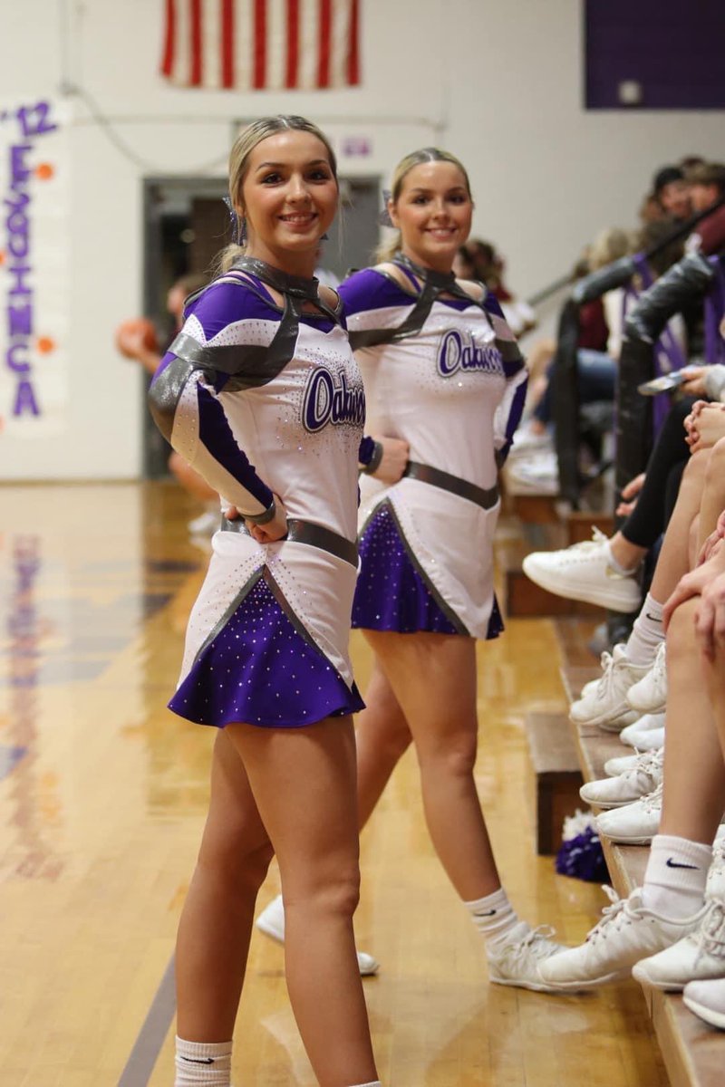 O_C_Cheer's tweet photo. Our season has officially come to an end - Thank you Madison &amp; Makenzie for all of your hard work and dedication to OCC! 💜 #ItsGreatToBeYoungAndAComet https://t.co/8GIymmDWWM
