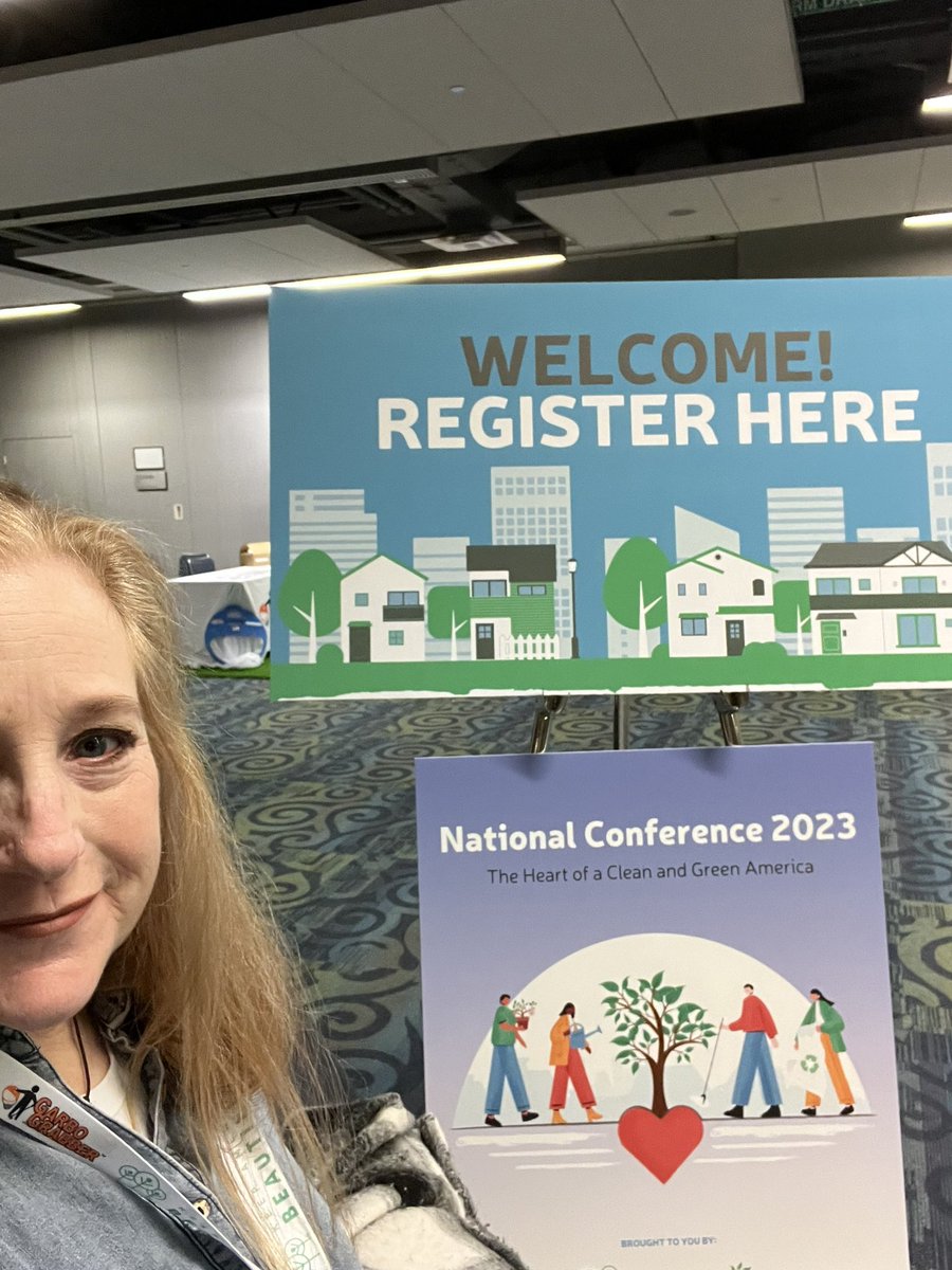 keep van buren beautiful board member Tracy attending National Conference
