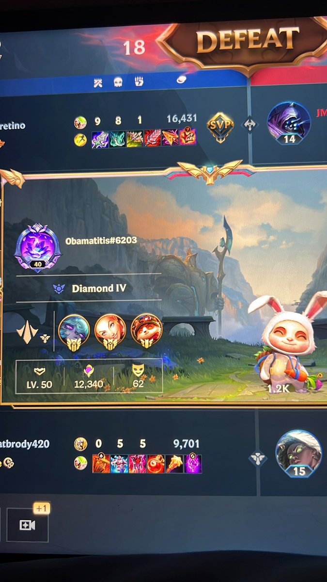 rhaesto's tweet photo. If you’re around this elo ban this piece of shit. I had first pick Olaf preselected and this low life banned him and went out of his way to steal all my camps and int. 

Was on a 13 win streak….fun

70% wr with Olaf and 9kd and this kid fucking bans him. https://t.co/oU8sgb9xyv