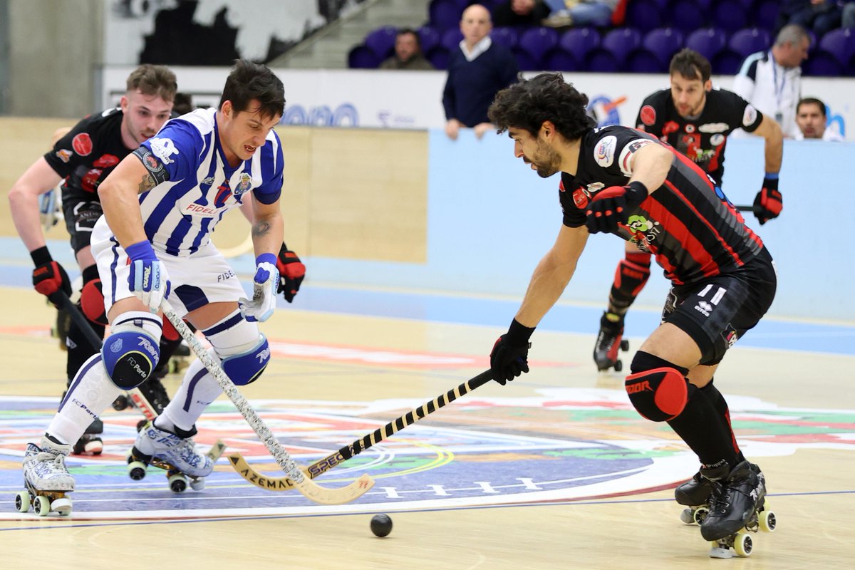 WorldSkateEU's tweet photo. #WSERinkhockey #OKEuro #WSECLM
Barça and Benfica are the only teams alone at the top of the table

Gonçalo Alves and Davide Borsi 📷 WSE

Press Release 👉https://t.co/y90d0clB8A https://t.co/nOYVDv53Kl