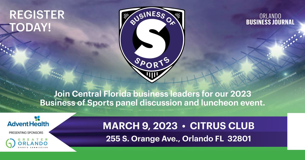 Orlando Business Journal on Twitter "Register now for Orlando Business