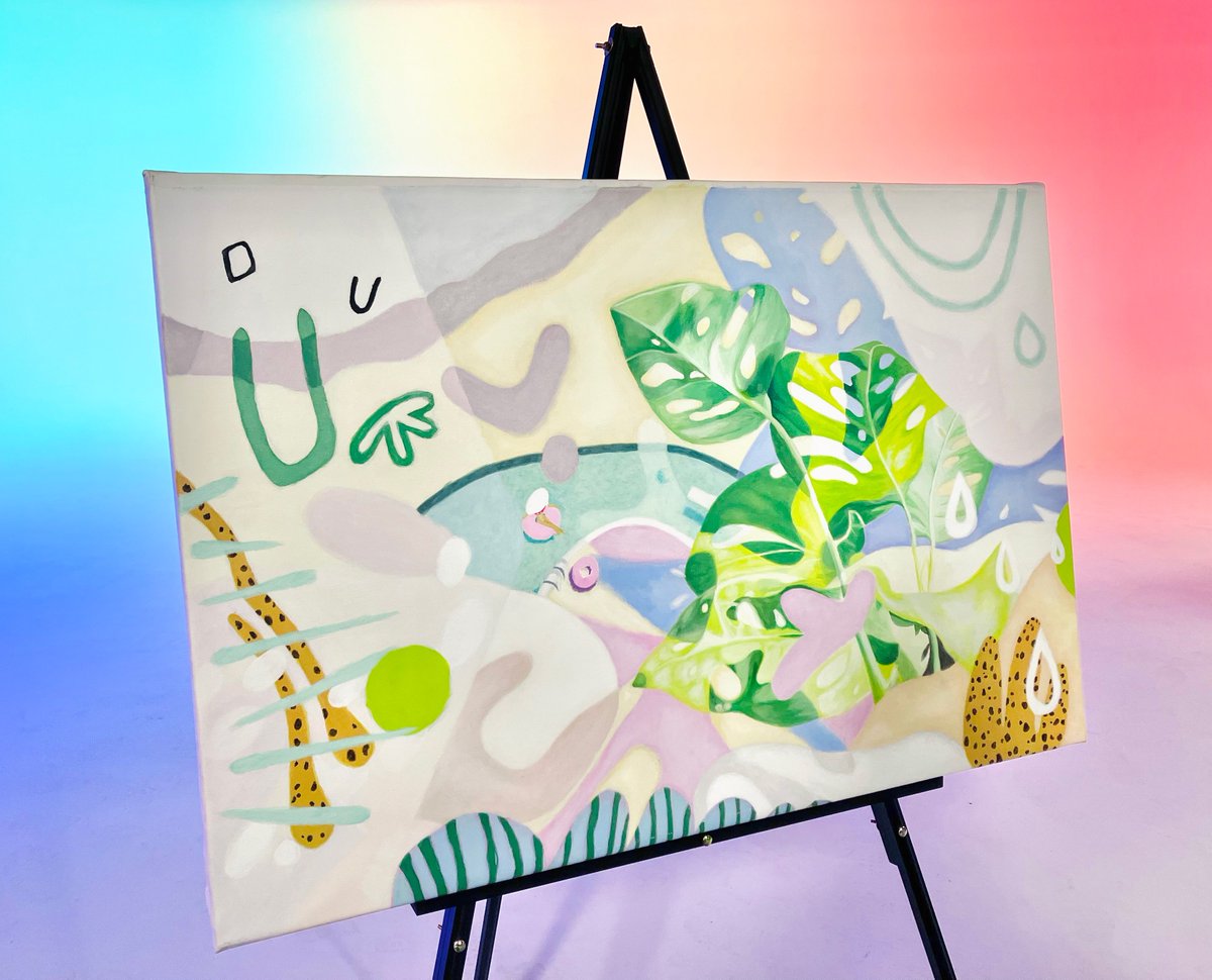 KaeliVanfossen's tweet photo. I just found out from my amazing gallerist Alex, at @StretchGallery, is exhibiting one of my Art Basel, Miami paintings at an exclusive event for startup #productsearchlive with @pgroverman @rudyjellis @bfymedia. so exciting! thank you 🙏🏻💚

https://t.co/aCavwTOigQ https://t.co/jOURup9IBy