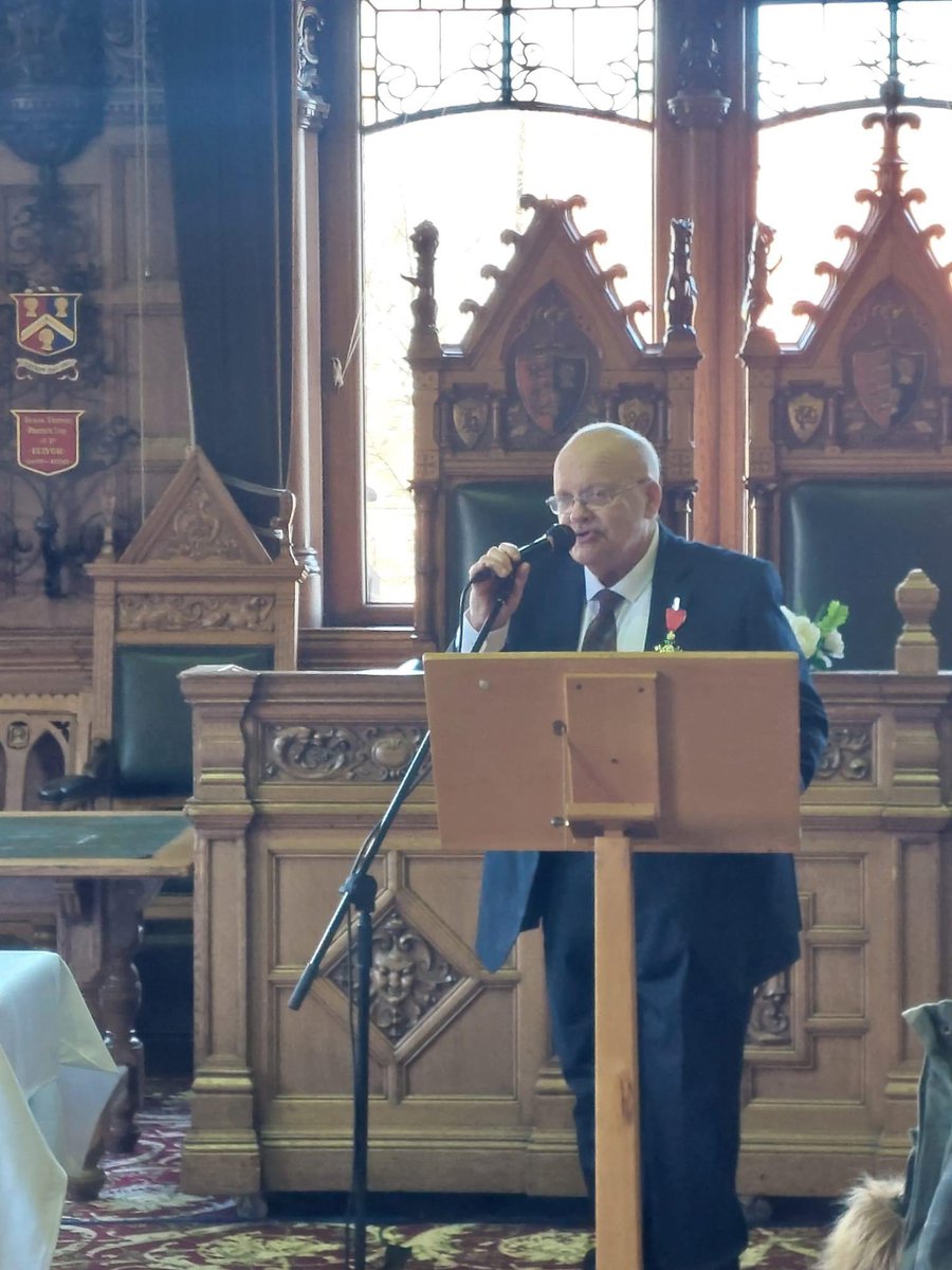 Congratulations to one of our amazing inspirers Gus for your MBE, your dedication to helping others is remarkable! Thank you so much for inviting us to your presentation event. We are so proud to be able to work with such an outstanding individual💛