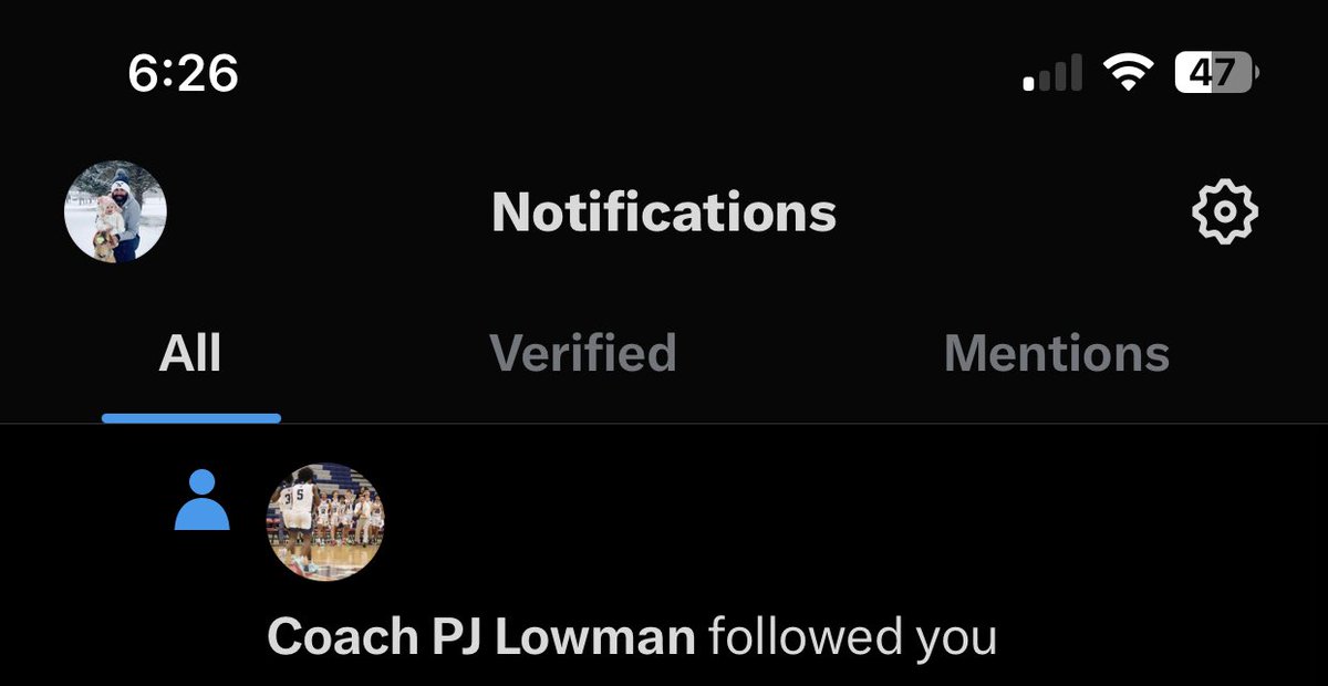 BIG DAY! After working together for 7 years, and being it multiple group chats together. I finally got the followed back from <a href="/CoachPJLowman/">Coach PJ Lowman</a> 

#AnythingisPossible