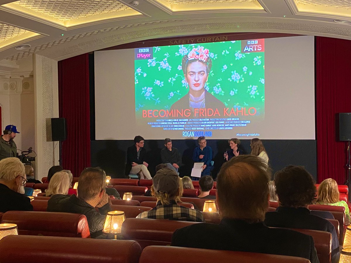 noorabdelrazik's tweet photo. big love to @RoganProduction for the screening of their upcoming Frida Kahlo doc. A beautifully textured and rich doc artfully made #TeamRogan #BecomingFridaKahlo https://t.co/JWwXSjd3x0