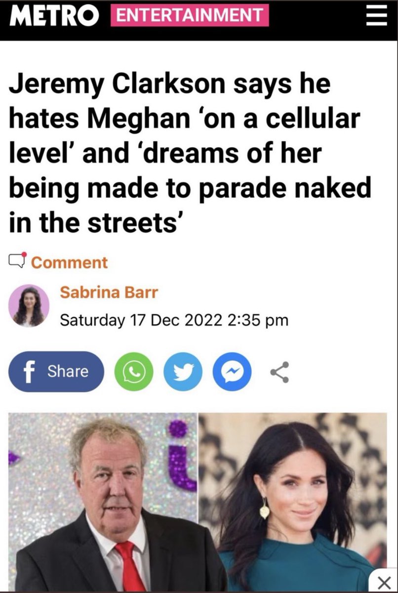 Vocal over Dahl.
Silent on Meghan.