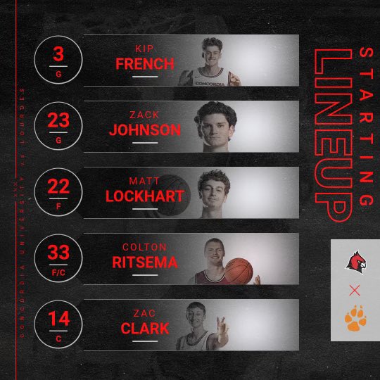CUAAHoops's tweet image. 🏀Starting 5🏀

Starting lineup for tonight’s 1st round matchup as we get ready to take the floor against Lourdes! 

#GoCards