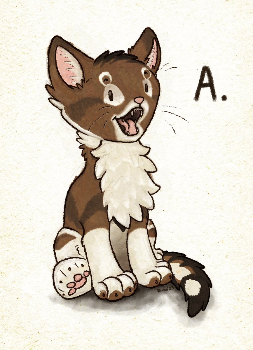 runo_public's tweet image. More draw draw. A @SlocombeKitty. And I am now tired kitty. 😴