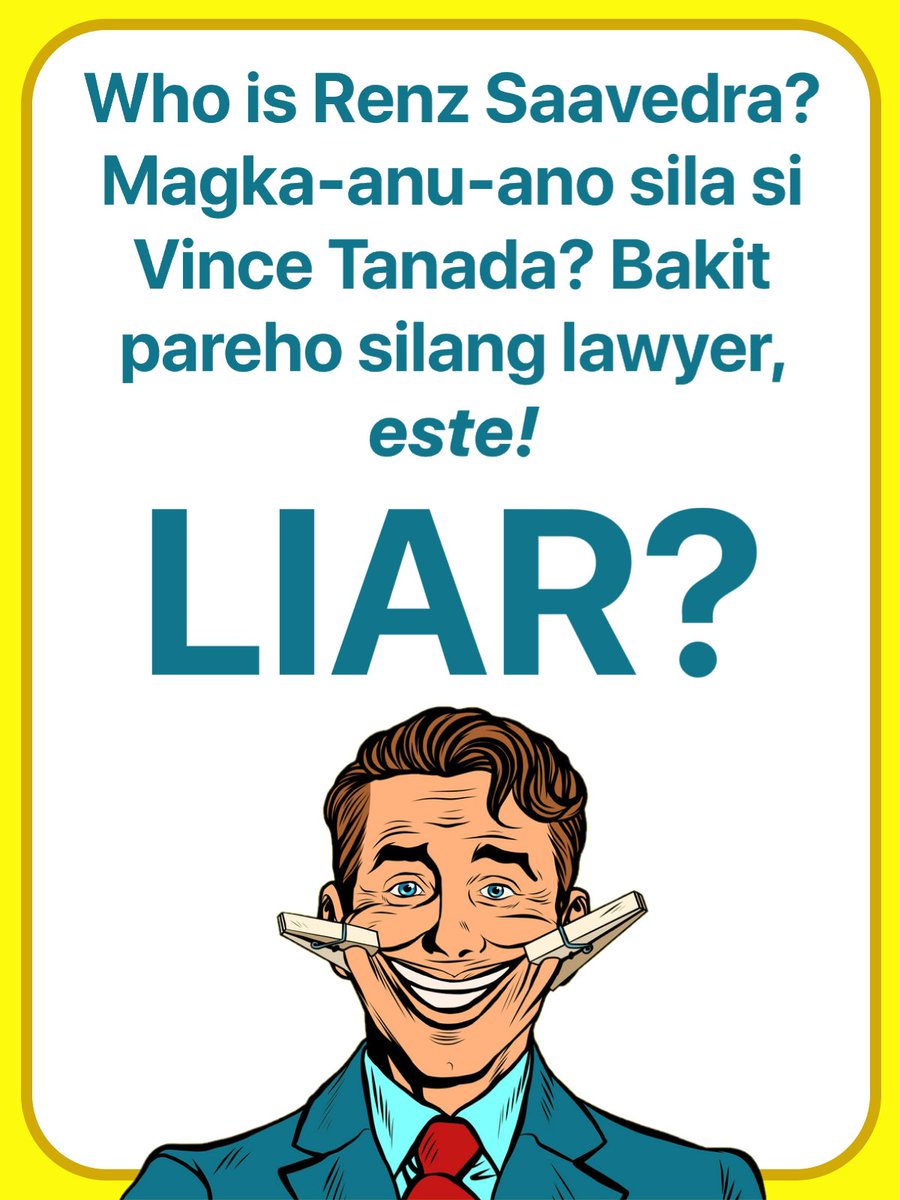 WHO IS <a href="/Renz_Saavedra14/">Zner Saavedra</a>? Ano ang link niya kay <a href="/VinceTanada/">Vince Tanada</a>?

Bakit tayo manonood ng #AkoSiNinoy kung ang direktor nito ay sinungaling at nang-iimbento ng malaking crowd?

#NeverForget na #NeverAgain to Joma Sison's dilawan at TERORISTANG CPP-NPA-NDF in 2025/2028! Say NO to leni!