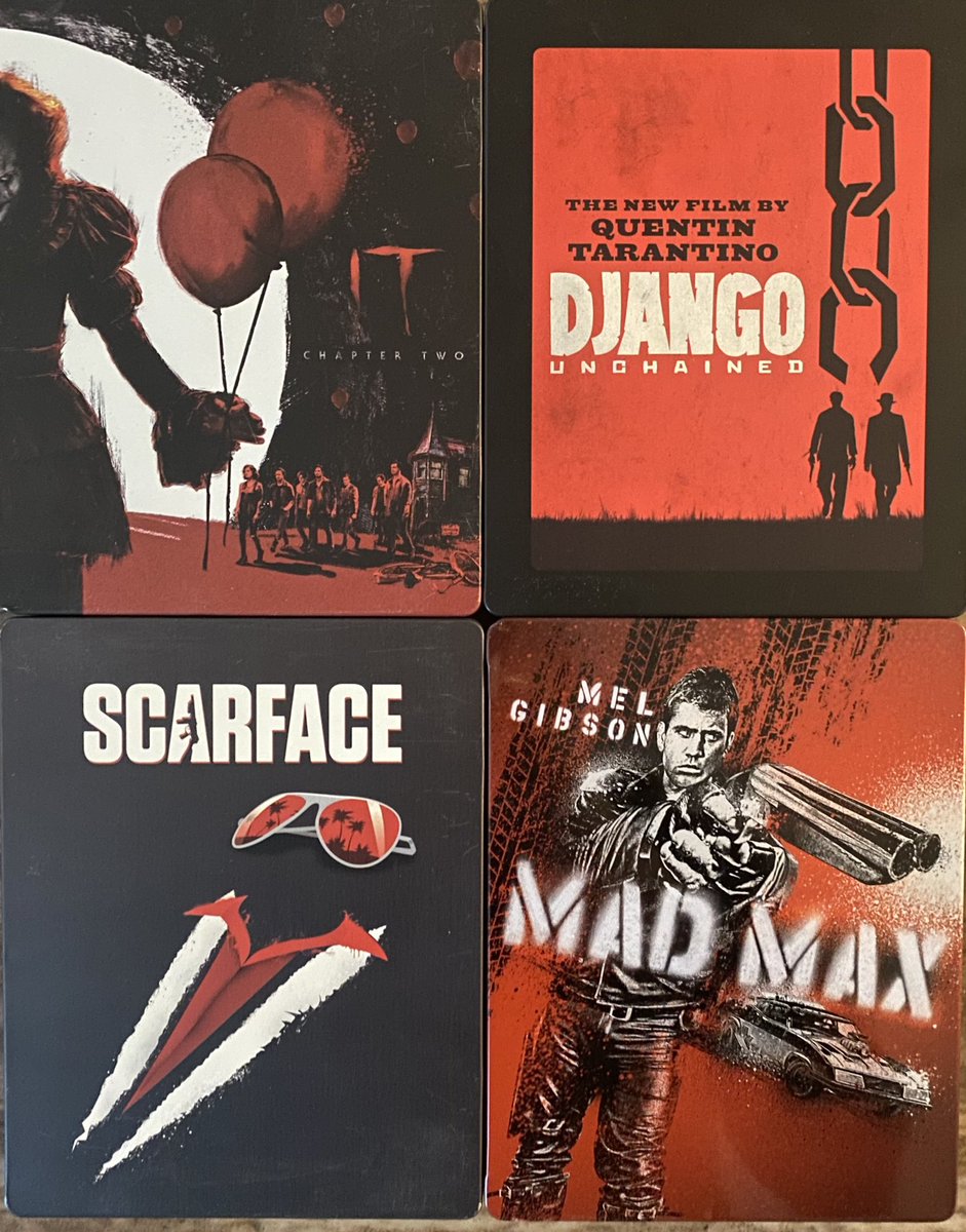 SpaceManSam_88's tweet photo. Steelbooks: Black and Red https://t.co/9vIkteNUvR