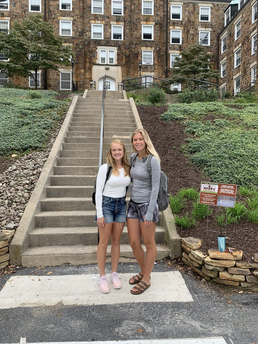 LehighWBB's tweet photo. Just two days away from Senior Day!

Let’s throw it back with some pictures of @annaharvey23 and @FrannieH23  throughout the years📷 https://t.co/jRteMRHDhJ
