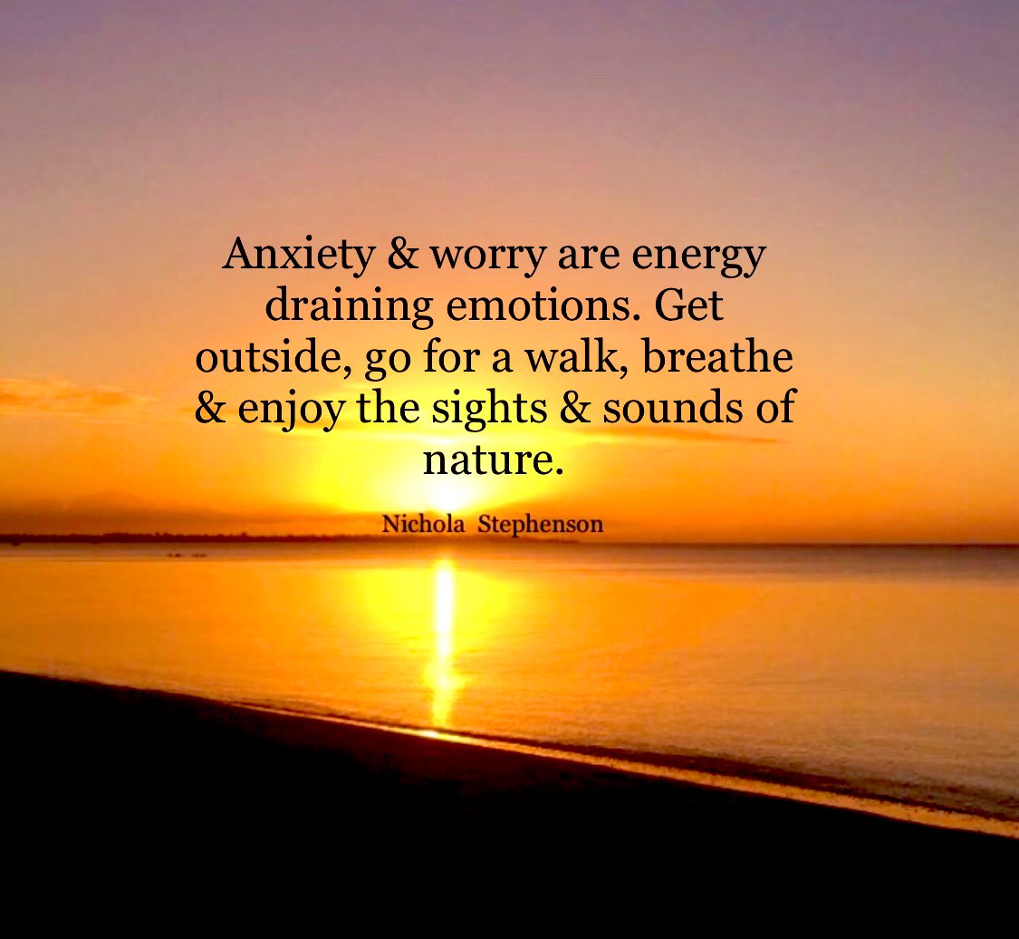 nickystevo's tweet photo. Anxiety & worry our energy draining emotions. Get outside, go for a walk, breathe & enjoy the sights & sounds of nature- NLS 2018
#positive #mentalhealth #mindset #healing #nature #anxiety #JoyTrain #SuccessTraining #ThinkBIGSundayWithMarsha #thrivetogether https://t.co/dNzQay1Fo2
