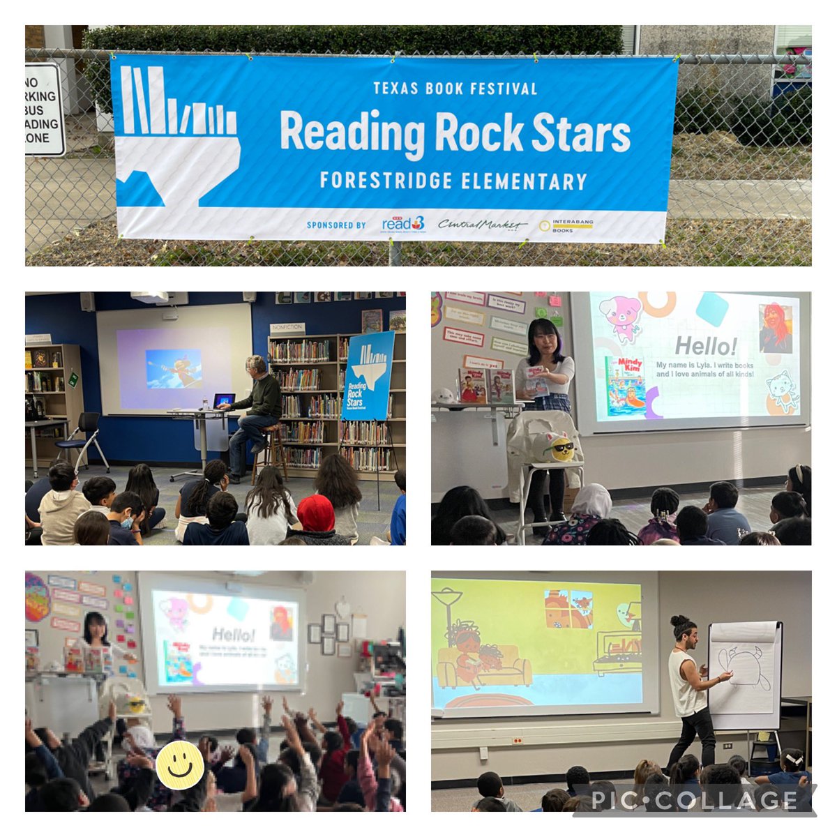 FRELibraryLady's tweet photo. Thank you @texasbookfest for selecting @FREfacts for your Reading Rock Stars program. The students and teachers had such a great time and LOVED their free book!  It was truly an unforgettable day!! #RISDBelieves #LibrariesinRISD https://t.co/LjNvqiTlfT