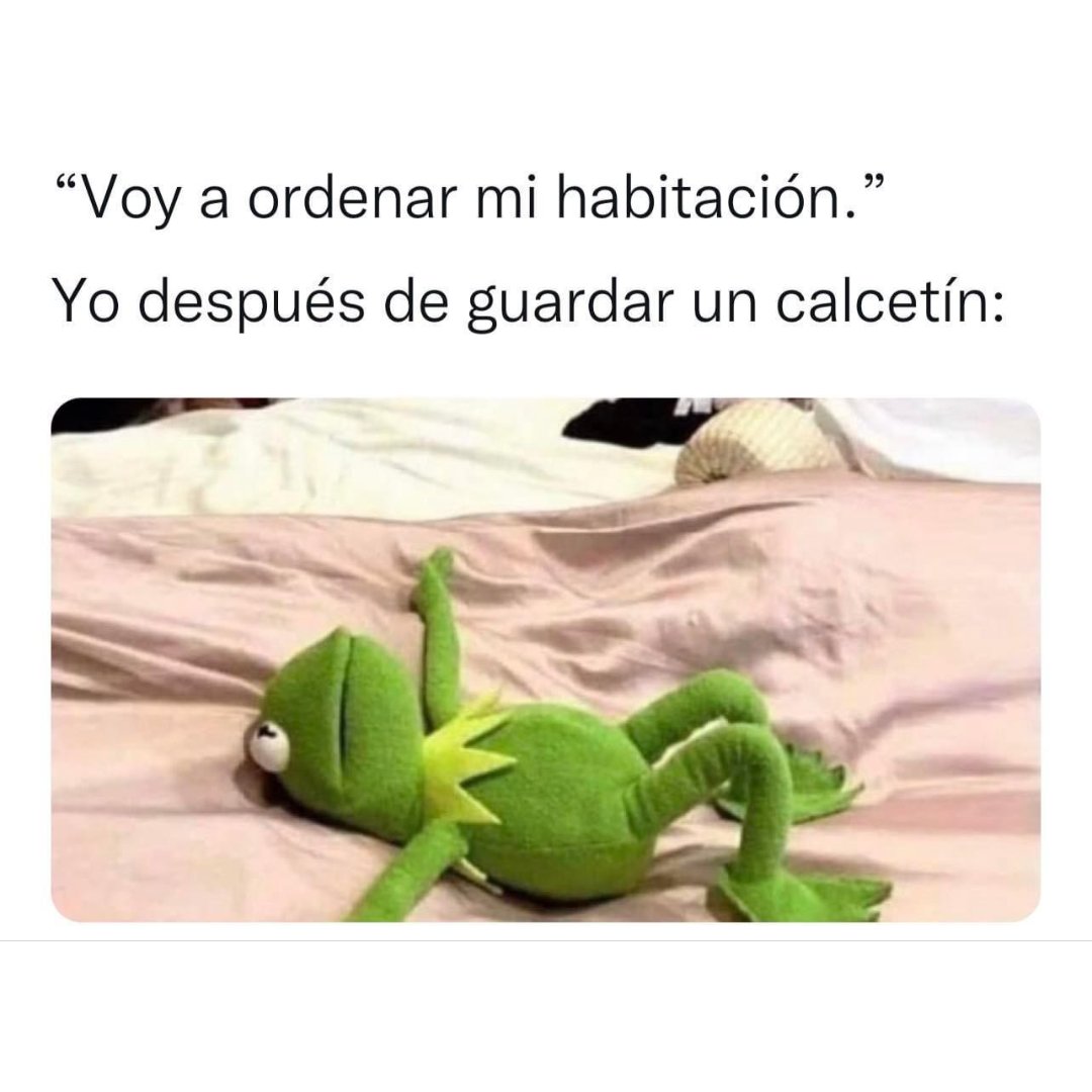 LaMejorCuernava's tweet photo. ¡Si soooy 🤪!
#MemeLaMejor #LaMejorCuernaaca #AquíNomás #Humor #Noche #Cuarto #Aseo #Quehacer #BuenasNoches #Noches #Memir https://t.co/E52tVSdlTJ