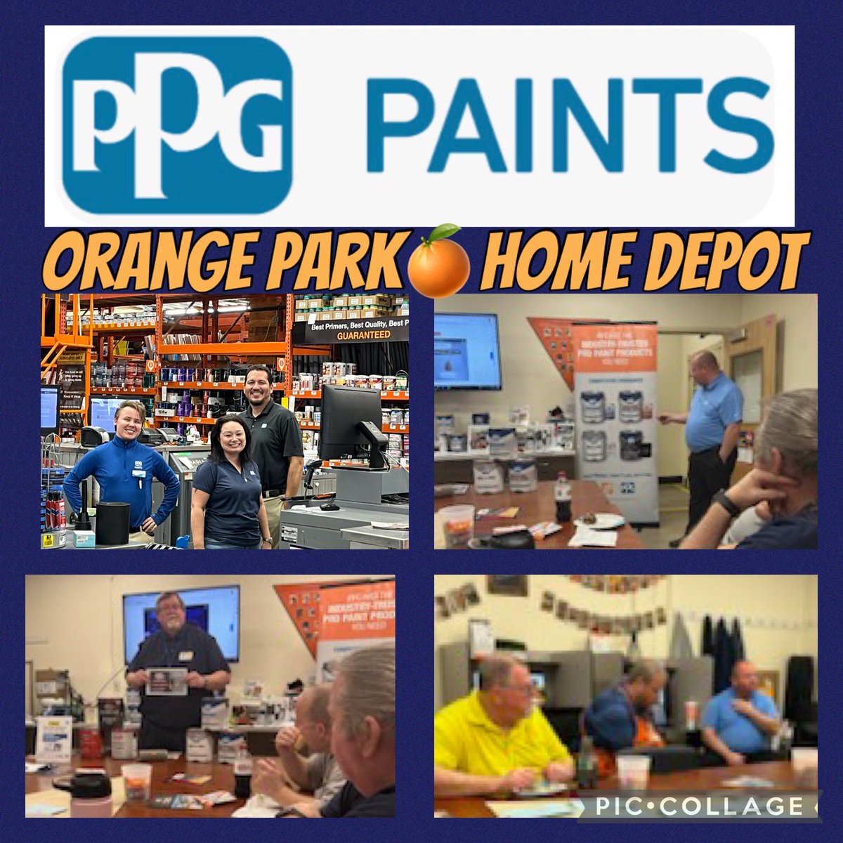 Thank You Rocky Childress of PPG for providing lunch & having the PPG Team cover our paint desk while he led an informative Presentation for our associates. #BetterTogether #YourOPHD #ProductKnowledge #PK #ppg #YourOPHD #GoTeam🫶🏻 #paint 🟥🟧🟨🟦🟩🟪🟫⬛️⬜️🖌️🎨