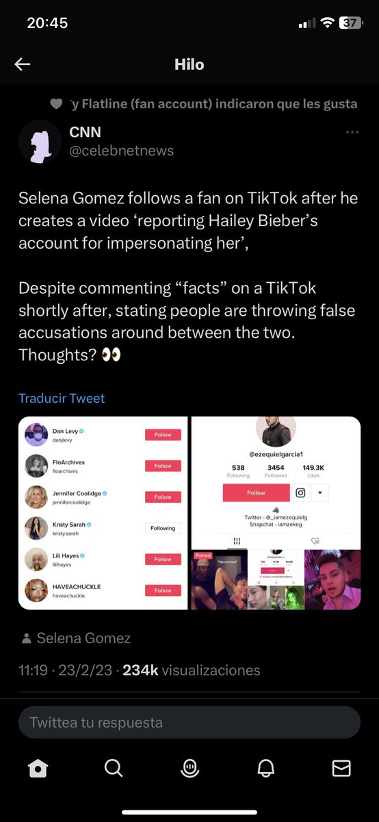 Selena Gomez esta teniendo una ataque enserio, y nadie esta hablando sobre eso, esto ya no es normal tiene una obsesión y verdaderamente creo que necesita ayuda.