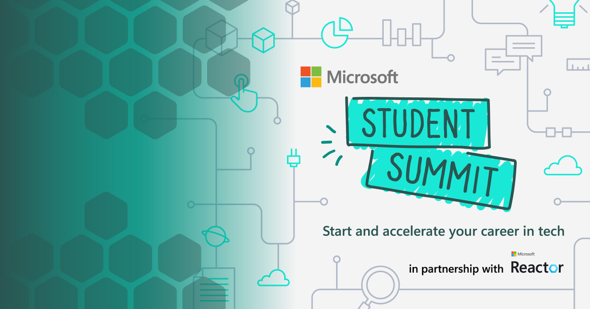 MSFTImagine's tweet photo. 🚨 The #MSFTStudentSummit is quickly approaching and you won't want to miss the academic event of the year!

Join us starting March 20 to jumpstart your #Tech career alongside peers and industry experts. Register to attend in your region now: https://t.co/HUCi5E6hko.