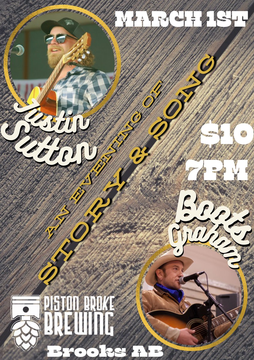 Headin to Brooks March 1st <a href="/PistonBrokeBrew/">Piston Broke Brewing</a> with Justin Sutton.