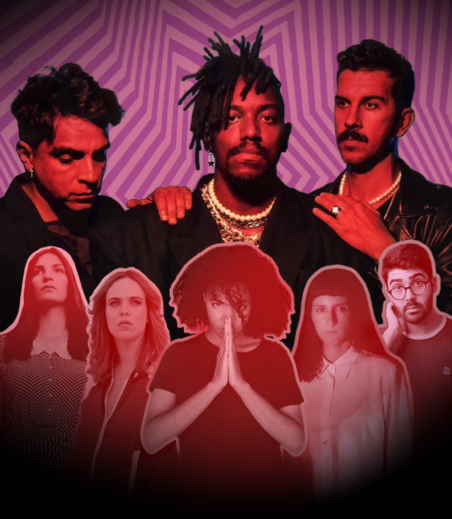 Juntámos uns Avengers da Pop Indie para o concerto no Porto (24 fev): 
<a href="/anaclaudialg/">Ana Cláudia</a> <a href="/JoanaEspadinha/">Joana Espadinha</a> <a href="/thejoaocouto/">João Couto</a> @memamusic_ e <a href="/acarolinabarr/">Carolina Barreiro</a> ✨ Ainda há bilhetes (link na bio) 💥