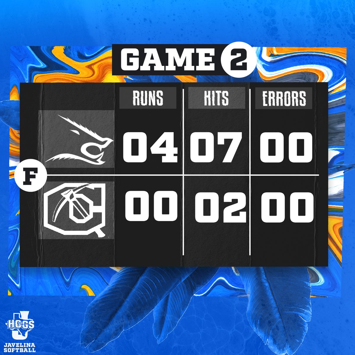 ⚾<a href="/coltontaylor37/">Colton</a> tosses a complete-game shutout and the Javelinas win! 

#BackThePack x #LosHogs 🐗