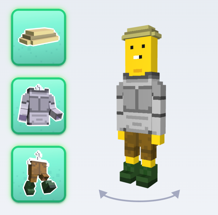 antthigg's tweet photo. @ChainersNFT The adventurer Chainer
with; an Adventurer hat, Knight top (armor to protect the Chainer while he goes adventure, and Camo shorts
(All manly and brutal, you’re always ready for any kind of adventure) https://t.co/r9cmlGfMPY