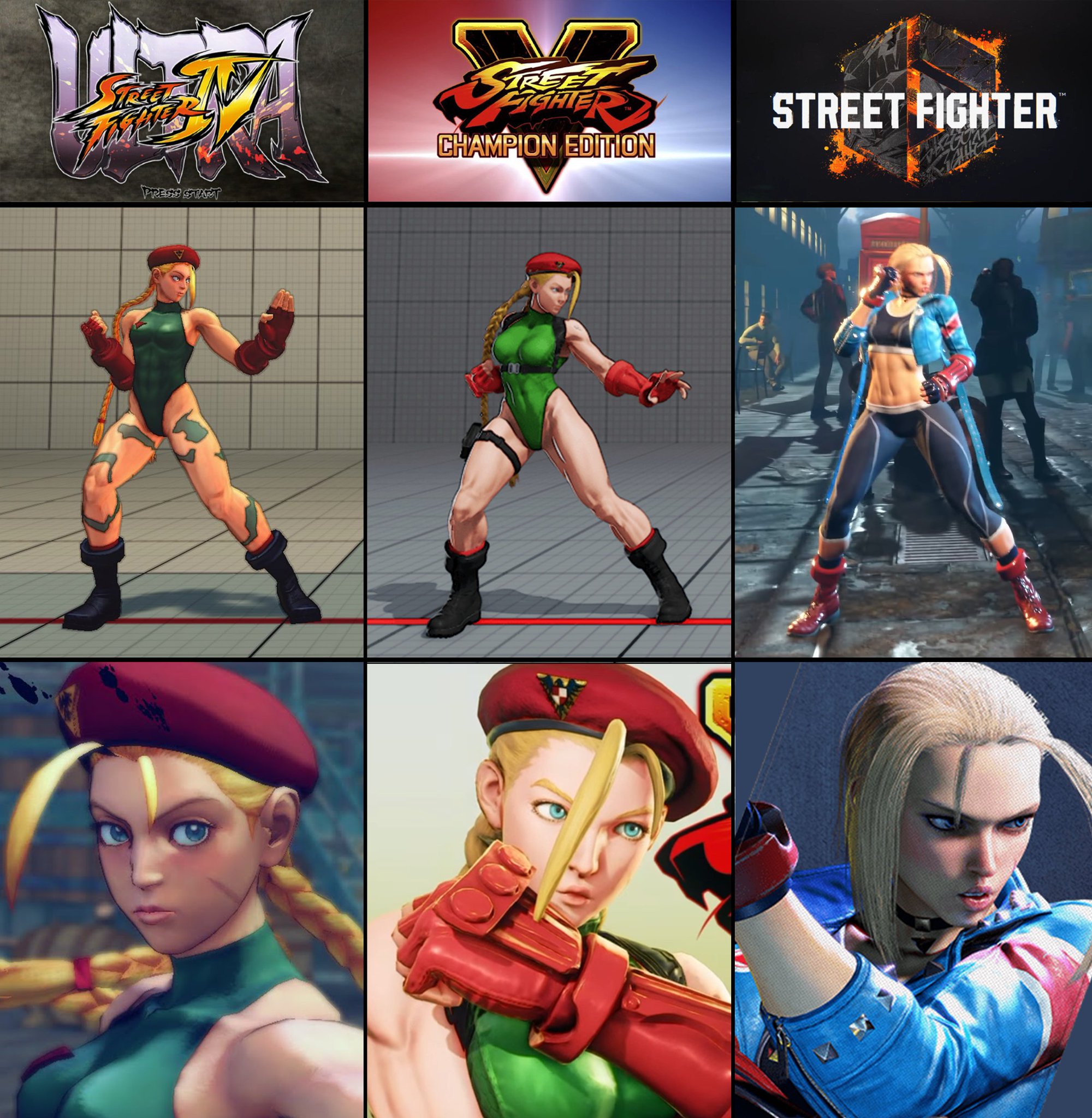 Fighting-Games Daily on X: Street Fighter 6 - Cammy Comparison