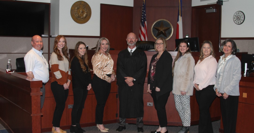 CASADenton's tweet photo. Last week, The Honorable Judge Brent Hill had the privilege of swearing in our latest class of volunteer advocates. We are so excited for them to join our ranks! #BeACASA https://t.co/M8FWPJifPn