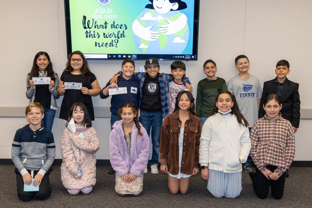 CVESDNews's tweet photo. Today 5th graders competed for a spot in the finals for our Annual Speech Contest. Congratulations to all students who made it to the semifinals today and all six winners competing next week! 👏👏👏 https://t.co/1z6Ti2iBpV