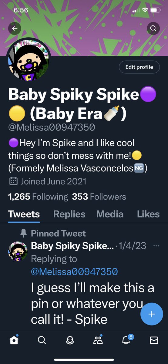 I’m baby @stormhill39 and @EndDudeYT- Spike