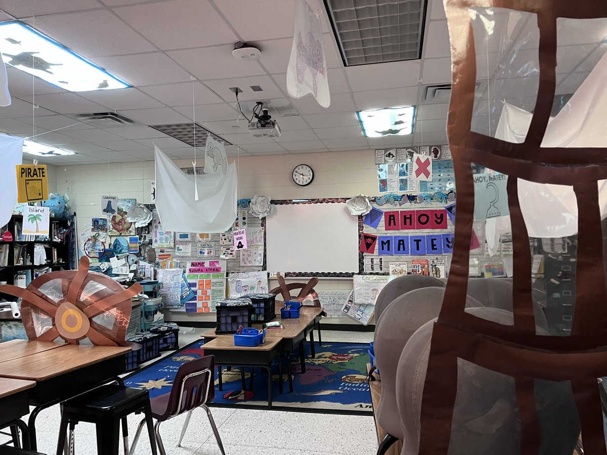 jnoelsmith's tweet photo. ☠️🏴‍☠️Ready to find some buried treasure by completing comprehension and geometry tasks tomorrow! #ITeachThird https://t.co/1OqiJbcYt2