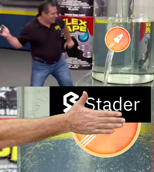 Today it was revealed that <a href="/staderlabs/">Stader Labs</a> is a fork of <a href="/Rocket_Pool/">Rocket Pool</a> and upon getting called out they switched their Github repos from public to private