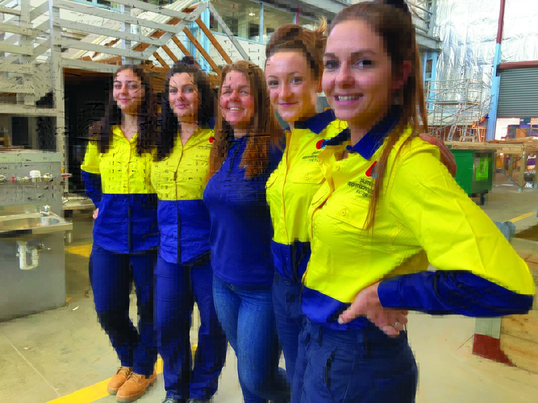 Start a plumbing apprenticeship right after high school &amp; earn while you learn! Gain hands-on exp &amp; industry skills. Learn more 👉 shorturl.at/emxOU
.
#WomeninPlumbing #Plumbing #Plumber