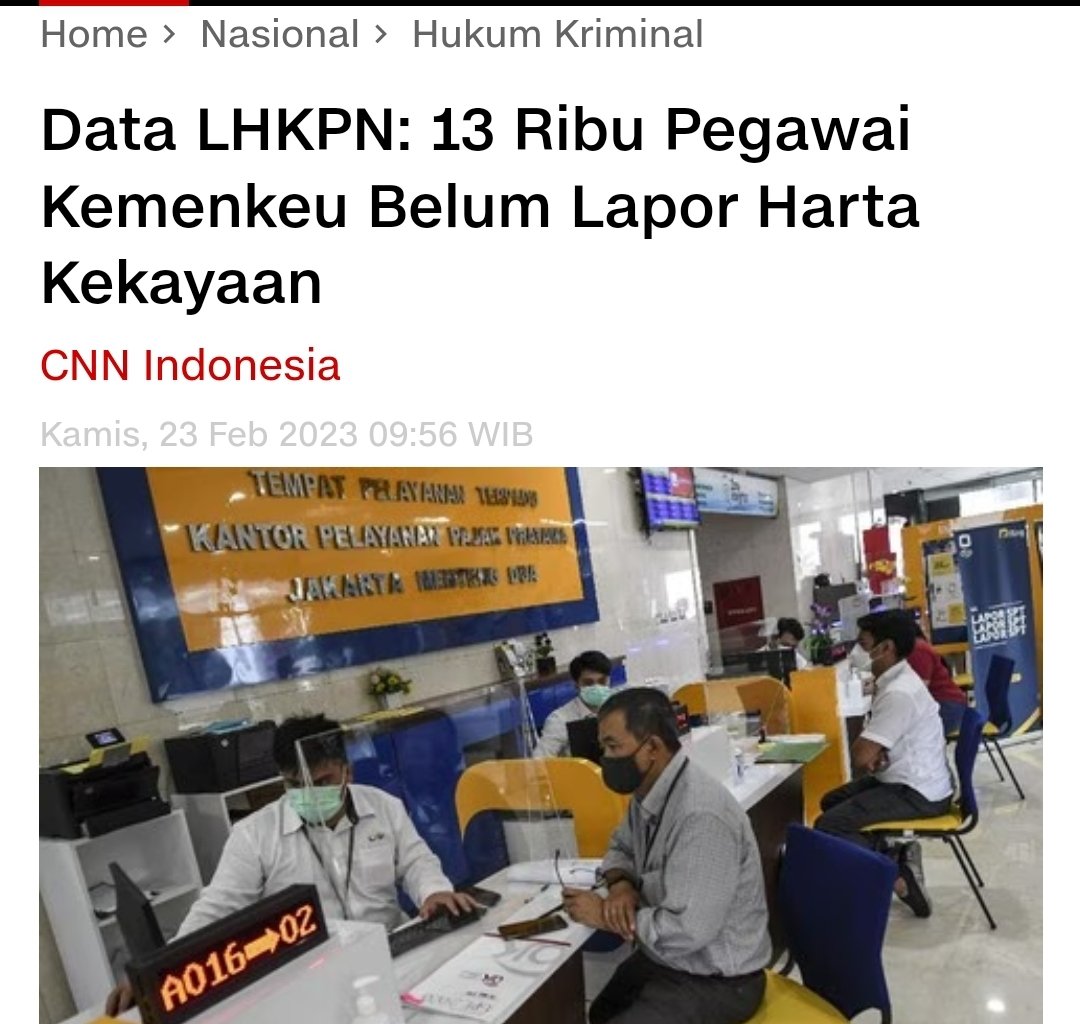 kurawa's tweet photo. 20 Feb 2023 rilis Berita : SriMulyani Makin Galak kejar "Pengemplang Pajak"

Di lapangan, publik yang selama ini merasa depresi menghadapi "Galak" nya petugas/pegawai Pajak akhirnya keluar semua uneg2 mereka di medsos bu menteri.

Mari jadikan kasus ini introspeksi di kemenkeu https://t.co/4nH65qfEM2
