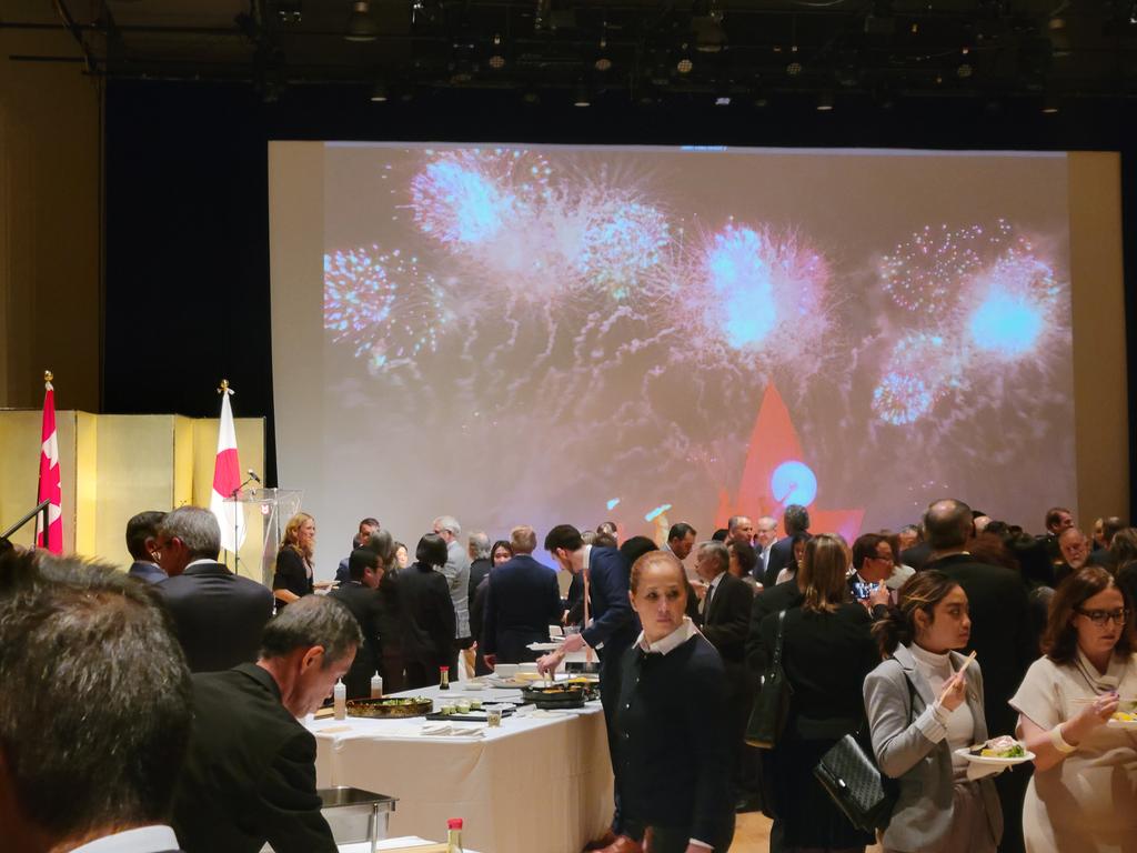 Great to be with friends from the Japanese community celebrating the Emperor's birthday at the JCCC in Toronto.  #JAPAN