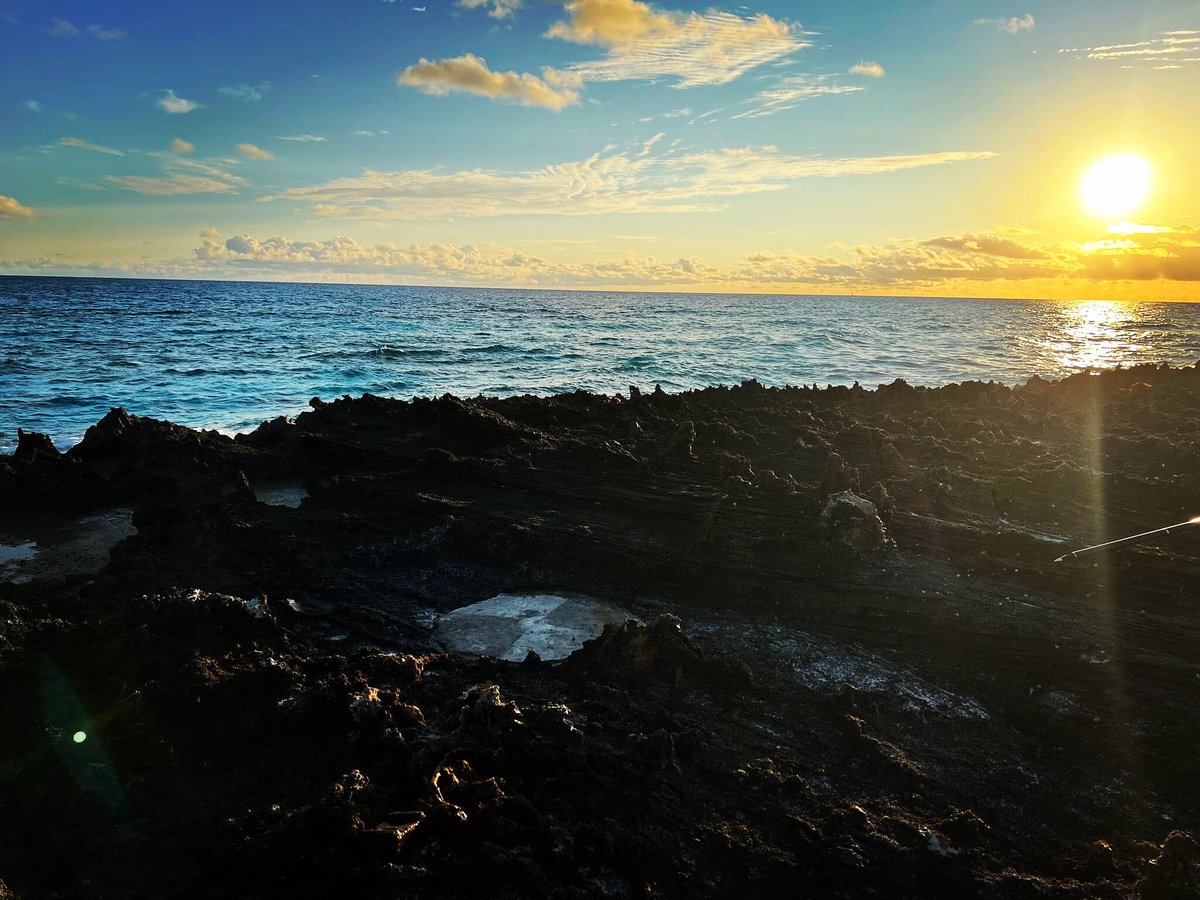 Bahamas aerial monument @ Sunrise #gnss #rtk #gis