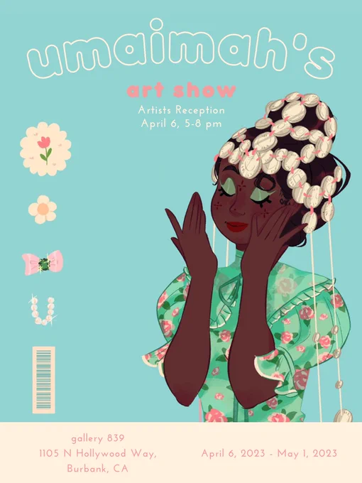 Hello!!!I'm gonna have my first solo gallery show at the Tag gallery In Burbank, CA. Come hang out on the opening night with me on April 6th, 5-8pm PT. 
