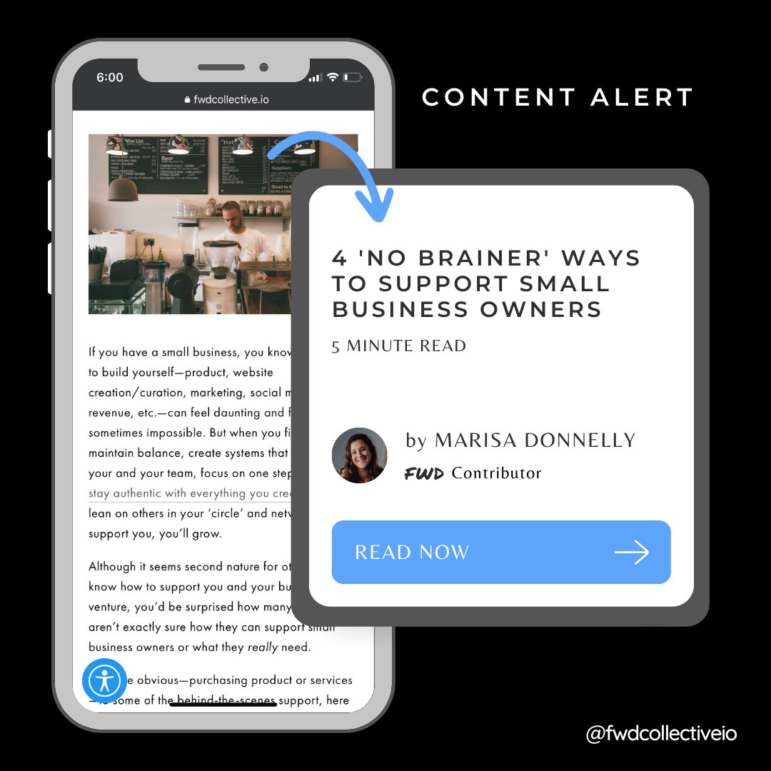 FWD Collective (@fwdcollectiveio) on Twitter photo "Youโd be surprised how many people arenโt exactly sure how they can support small business owners or what they really need."
โMarisa Donnelly (<a href="/_marisadonnelly/">Marisa Donnelly</a>)
fwdio.co/support-small-โฆ "Youโd be surprised how many people arenโt exactly sure how they can support small business owners or what they really need."
โMarisa Donnelly (<a href="/_marisadonnelly/">Marisa Donnelly</a>)
fwdio.co/support-small-โฆ
