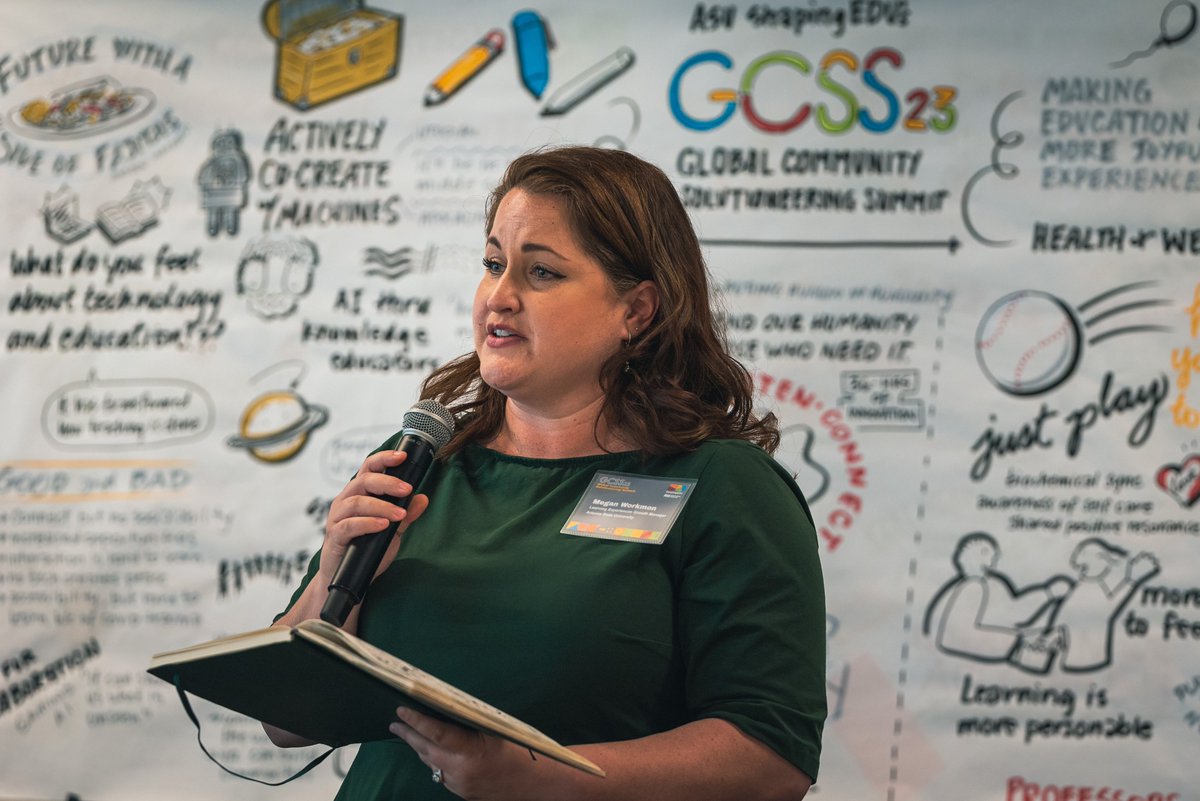 Day 2 of #GCSS23 in Scottsdale was packed with opportunities to explore education futures, understand how jazz and education are alike, brainstorm our 2023 Grand Challenge Projects & more!

Join us tomorrow at ASU SkySong for our final day of the event! #futuresthinking #edtech