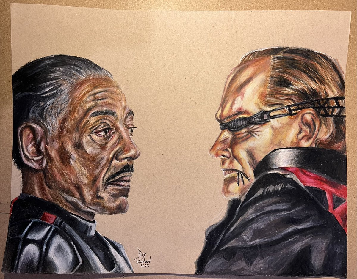 BrySharland's tweet photo. Moff Gideon and Inquisitor Jerec chat about their shared goals studying force powers for the Imperial Remnant #starwars #art #starwarsexpandeduniverse #jediknight #darkforces #fanart #moffgideon #jerec #inquisitor #mandalorianseason3 #starwarslegends #darkjedi @quiethandfilms https://t.co/cgK9XgN9lx