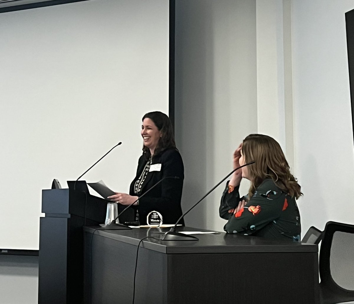 <a href="/IndyBar/">IndyBar</a> Women in the Law Mentoring event tonight. Great food &amp; conversation before presentation of the 2023 Mentoring Award to federal
Magistrate Kellie Barr. #womeninlaw #lawtwitter #mentor