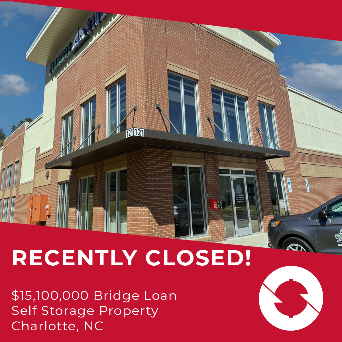 Money360's tweet photo. Money360 funded a purchase loan of $15,100,000 on a self-storage property in Charlotte, NC needing stabilization. The borrower came to us for certainty of execution and a timely closing. 

Loan Details: https://t.co/nR3KX2Xz7n https://t.co/lYAsUcppjk