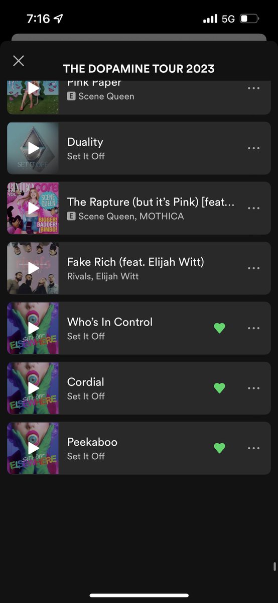 Set It Off, you better not be lying. If you’re lying, I’m fighting you. You guys better keep your word and keep these Elsewhere songs on the setlist 🫵