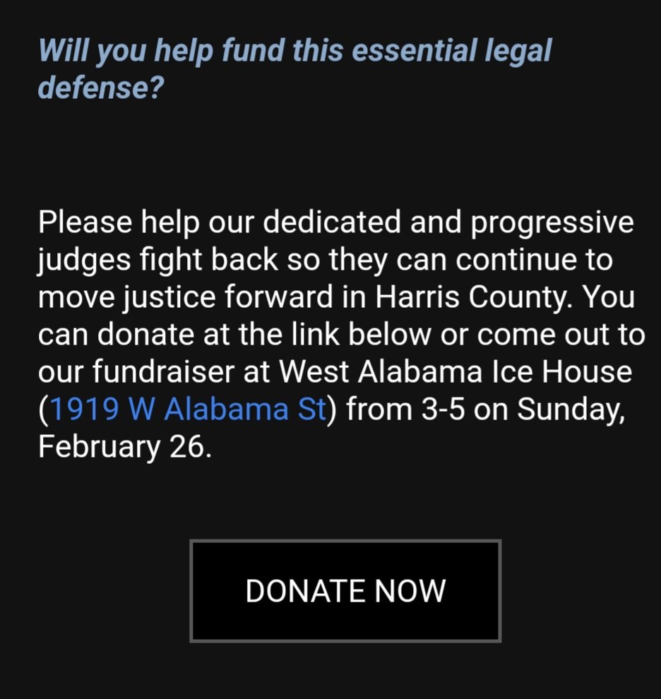 ROADwomenTX (@roadwomentx) on Twitter photo As one of the founding organizations on the executive committee for <a href="/CIAHTX/">Clubs in Action PAC</a>, we stand together in helping our elected officials defend themselves against these frivolous lawsuits. If you, too, would like to help, please follow the link:
secure.actblue.com/donate/lawsuit… As one of the founding organizations on the executive committee for <a href="/CIAHTX/">Clubs in Action PAC</a>, we stand together in helping our elected officials defend themselves against these frivolous lawsuits. If you, too, would like to help, please follow the link:
secure.actblue.com/donate/lawsuit…