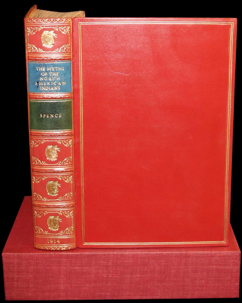 mflibra's tweet photo. 1914 Nice First Edition in a Bayntun Binding - The Myths of the North American Indians by Lewis Spence. Illustrated.
https://t.co/zsJkGix8NR
#BookWithASoul #FirstEdition #legends #Algonquin #Iroquoi #JamesJack #illustrated #bookworm #bookstore #booknerd #rarebooks #bibliophile https://t.co/uXfnIMBzxH