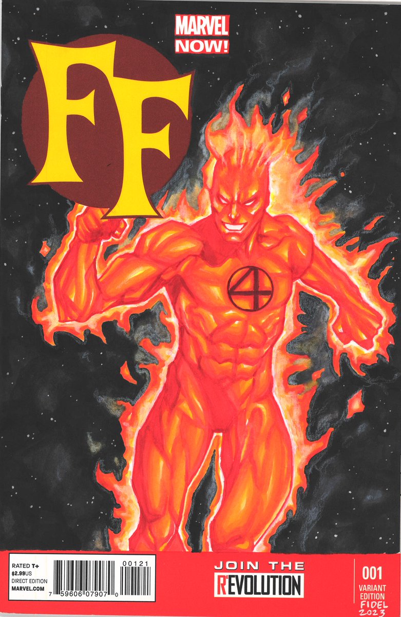 JasPosey's tweet photo. My commission of Human Torch sketch cover by @heyimerikf https://t.co/WLrSsml9pV #ErikFidel #artcommission #sketchcover #HumanTorch #JohnnyStorm #FF #FantasticFour #HeraldofGalactus #AvengersUnityDivision #CosmicRays #BaxterBuilding #FantasticFourart #MarvelComics #comicart https://t.co/JHd7zbgabC