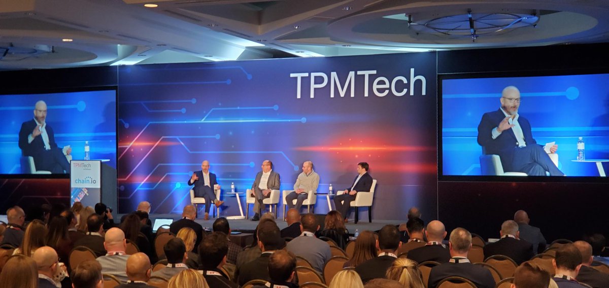 CargoWise's tweet photo. Our GM of Global Sales, Gene Gander, took the stage at #TPMTech today to share his unique views on new S&amp;PGlobal research on the tech preferences of the #logistics industry. #WiseTech #CargoWise https://t.co/U05AJNiiAA