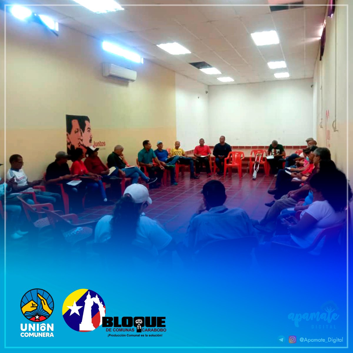 JuanAlbertoMaz4's tweet photo. Este #23Febrero se efectuó reunión operativa de comisión del Bloque de Comunas Carabobo para aspectos orgánicos y despliegue para la discusión de las Leyes del #PoderPopular. 
#PuenteParaLaPaz
@NicolasMaduro @dcabellor @avilaelguerrero @jaarreaza @PartidoPSUV @UnionComunera https://t.co/wSRSnl3frm