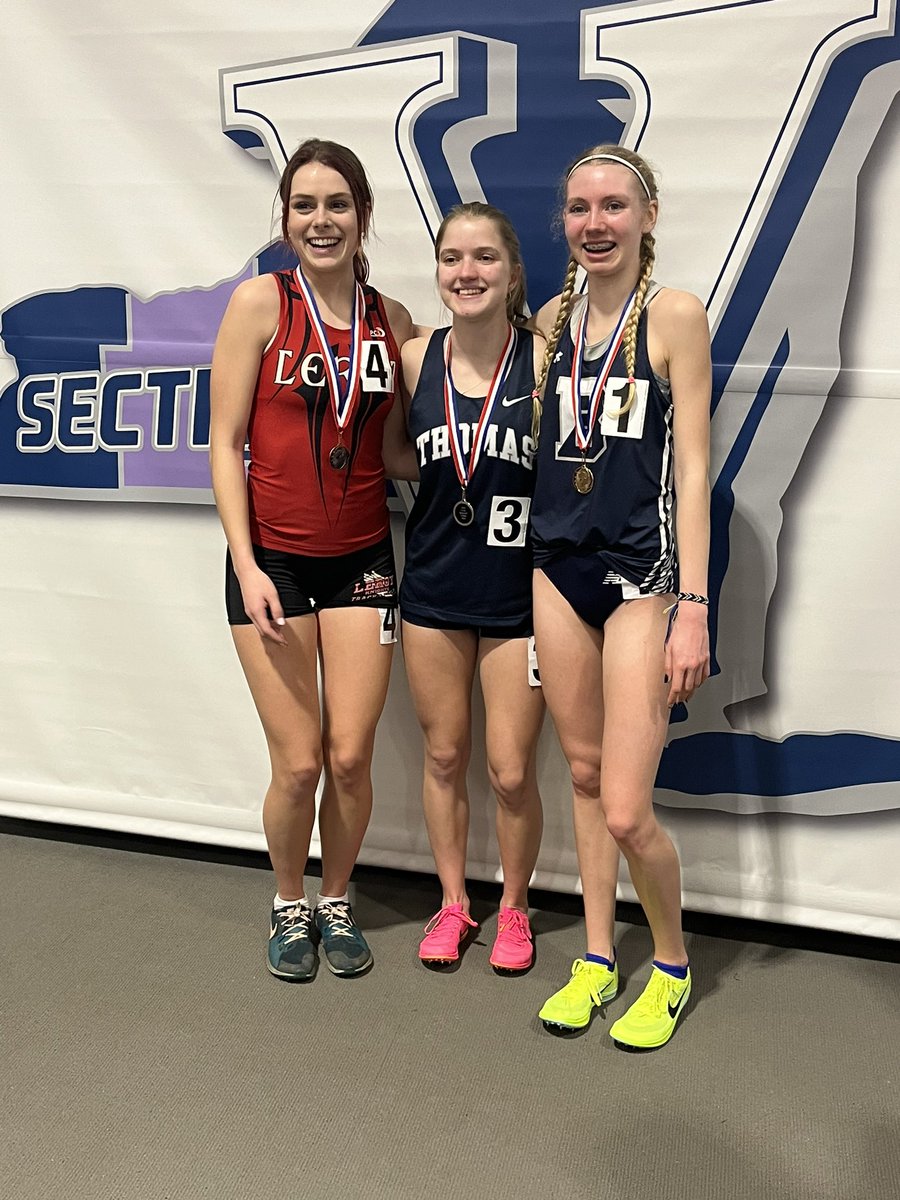 LeRoy_CSD's tweet photo. With a 3rd place finish at the NYS  Qualifier in the 1500m run, Charlotte Blake will represent Section V in the 3,400m intersectional medley relay!  Congrats! #LRProud https://t.co/2TgGQF9jIh